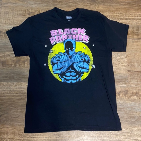 MARVEL Black Panther Crew Neck Graphic T-shirt, Size Medium - Picture 1 of 3